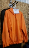 (2) XL orange hoodies