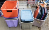 1 lot of assorted totes and lids
