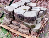 Aproximately 60 landscaping bricks