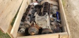 Crate of truck parts