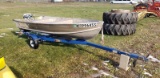 Aluminum 12' fishing boat