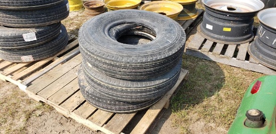 (3) 8.25R15 tires