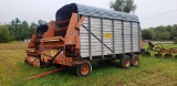 Meyers 500 series front unload forage box tandem gear