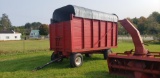 Dump forage wagon on Knowles gear