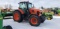 Kubota M7-151 tractor 650-55R38 rear tires, 3 removed, LH reverse, def, front weights, only 300 hrs.