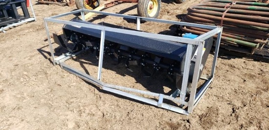 New quick attach 6 ft. Rototiller Hydraulic driven, New in crate