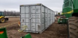 40' shipping container like new 4 double doors
