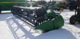 John Deere 620F hydraflex grain head 2014 model, currently a high dam, Single point hookup, stubble