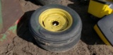 Pair of 7.50 - 20 tires on JD rims