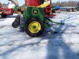 John Deere 8300 grain drill 23 hole double disc press wheels cylinder, fluted cups