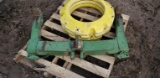 John Deere quick hitch Wheel wts not included