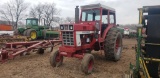 International 966 tractor cab - broken glass and door is missing, 2 remotes, dual pto, 4262 hours