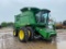 John Deere 9600 combine 4wd, straw chopper, 4945 engine hours, 3396 seperator hours, Greenstar