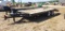 19786 Ditch Witch Trailer 15' plus Beaver tail, ramps, pintle hitch