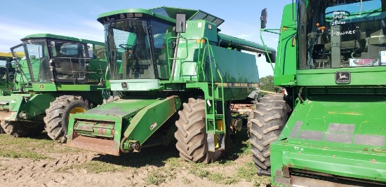 John Deere 9500 combine 2 owner, 6484 engine, 4353 sep. hrs., 2wd