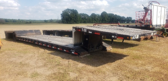 2009 specialized lowboy 53', tandem axle, 28'7" well