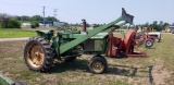 John Deere 3010 Narrow front, front push blade, gas, non running