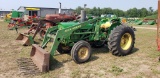 John Deere 1020 tractor Gas, wide front, 3 pt. 4987 hrs