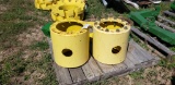 pair of John Deere of axle spacers