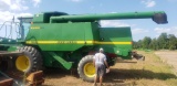 John Deere 9510 combine 4wd, yield monitor, 6112 eng. hours, 3998 sep. hours