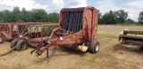 International 241 Big Roll round baler