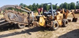 Case 660 Trencher 4 wheel steer, runs and operates