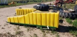 Saddle tanks for track tractor