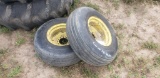 Steer tires of JD 4020