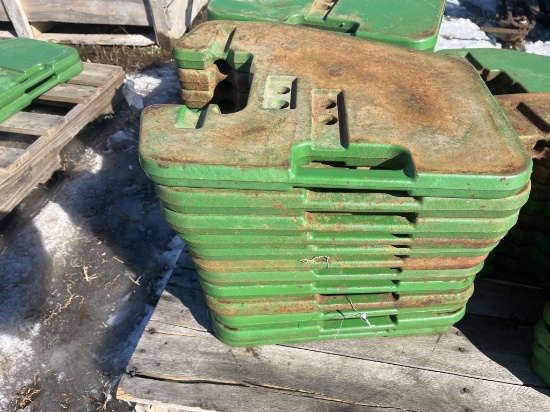 John Deere suitcase weights