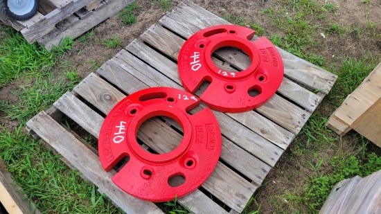 2 rear wheel weights - sold 1 money