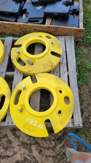 pair of John Deere rear weights