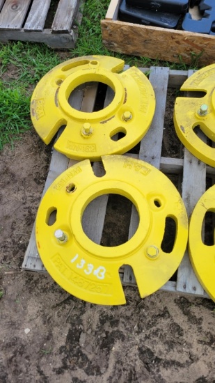 pair of John Deere rear weights