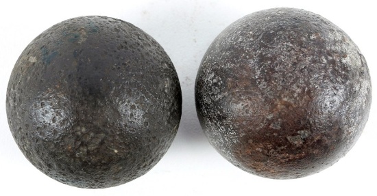 CIVIL WAR US CANNON BALL 6LB LOT OF 2   |   6lb cannon ball.         |   Co