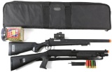 BENELLI M2 AIRSOFT GUN AND SWISS ARMS M6 AIRSOFT
