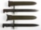 WWII US M1 BAYONET BY AFH LOT OF 2