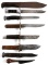 WWII US FORCES THEATER MADE TRENCH KNIFE LOT OF 8