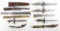 WWII US WAR SOUVENIR TRENCH ART KNIFE LOT OF 10