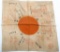 WWII JAPANESE SOLDIER SIGNED & STAMPED BATTLE FLAG