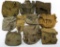 WWII WORLD MILITARY FIELD BAG MIXED LOT OF 10