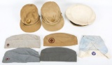 WWII US NURSE WAAC & WAVES HAT MIXED LOT OF 8