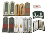 WWI & WWII GERMAN COLLAR AND SHOULDER BOARDS LOT