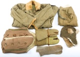 WWII JAPANESE COLD WEATHER UNIFORM COMPLETE GROUP