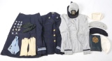 WWII US NAVY WAVES OFFICER UNIFORM NAMED GROUPING