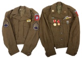 WWII 82nd AIRBORNE DRESS UNIFORM JACKET LOT OF 2