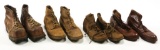 WWII US ARMY & MOUNTAIN TROOPS COMBAT SHOES LOT