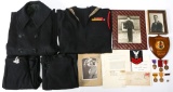 WWII US NAVY KIA NAMED UNIFORM AND MEDALS ARCHIVE