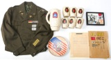 NAMED WWII US ARMY OFFICER DENTAL CORPS ARCHIVE
