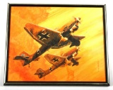 WWII GERMAN JUNKERS JU-87 STUKA  AIRCRAFT PAINTING