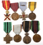WWII BELGIUM MEDAL LOT OF 8