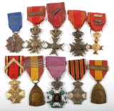 WWII BELGIUM MEDAL LOT OF 10